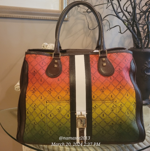by Gwen Stefani Ombre Rasta Devon Tote Leather Luxury
